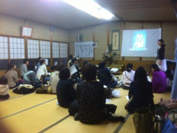 守網寺での講演会