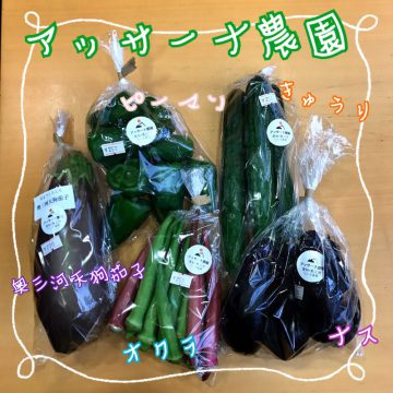 アッサーナ農園の新鮮野菜